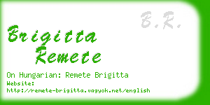 brigitta remete business card